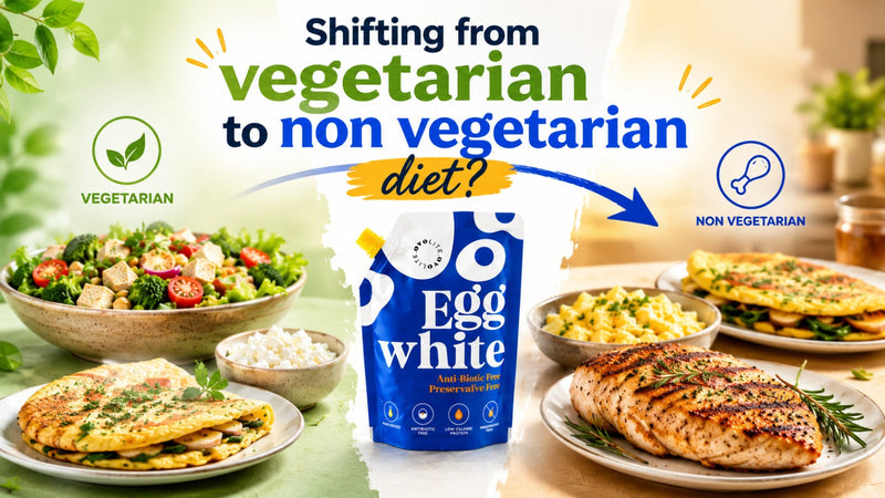 Beginner’s guide to include egg whites in vegetarian meals